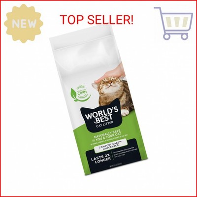 WORLD'S BEST CAT LITTER Comfort Care Unscented, 8-Pounds - Natural Ingredients,