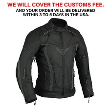 Motorbike Cordura Waterproof Jacket Motorcycle Textile Riding Moto Gear Racing