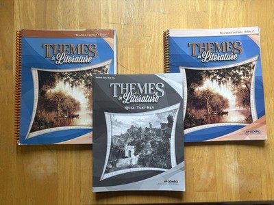 Abeka Themes in Literature 9th Grade Homeschool Teacher Key Volumes & Key