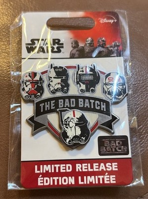 Disney Pin 2021 Star Wars Stormtrooper The Bad Batch Helmets LR Pin on Pin