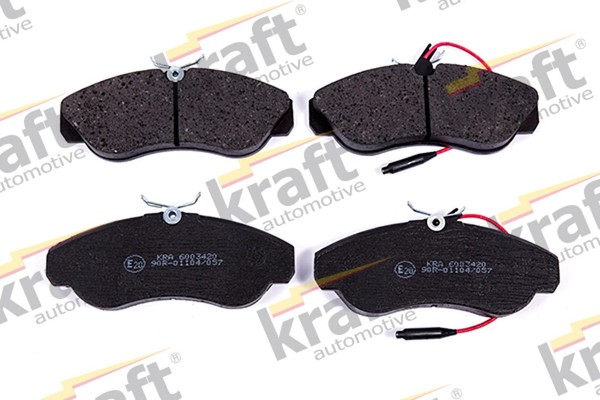 Bremsbelagsatz Scheibenbremse Kraft Automotive 6003420 FüR Fiat Ducato Peugeot 1-image