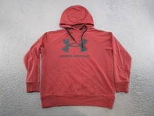 Under Armour Women's Size L Rival Fleece Big Logo Heatgear Hoodie Sweatshirt