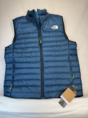 The North Face Men s  Terra Peak Insulated Vest Midnight Petrol Size XL NWT