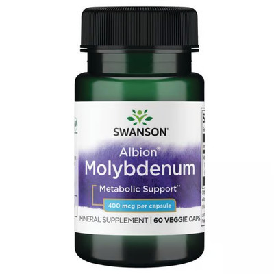 Albion Molybdän 400 mcg 60 Veggie-Kapseln Swanson Health Products
