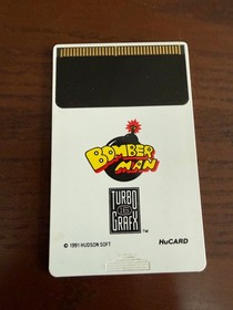Bomberman (TurboGrafx-16, 1990) - AUTHENTIC, TESTED, HUCARD AND MANUAL ONLY