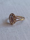 Our Lady of Guadalupe Ring Gold Plated Sterling Silver Virgin Mary Faceted 7.5 — photo 7