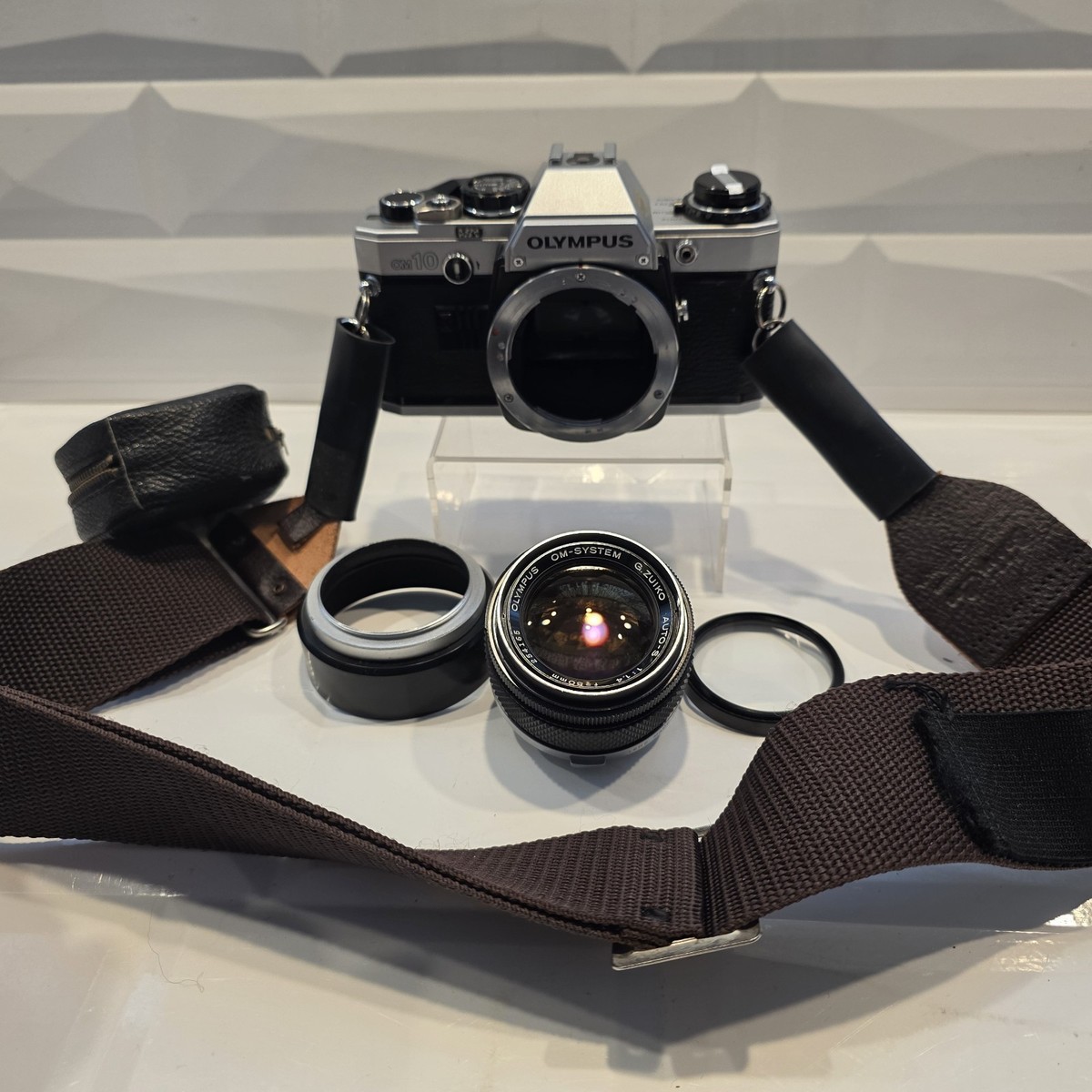 Olympus OM-10 Film Camera S. ZUIKO 50mm f1 -1.4 Lens From JAPAN | eBay