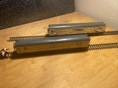 lima ho Lot de 2 wagons(wagon réfrigérant) et(Traffic Pfizer)