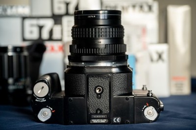 Pentax 67II Collection - Late 105mm f2.4, 45mm, 135mm, WLF, AE