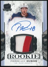 2017 The Cup Pierre-Luc Dubois Rookie Patch Auto /99 #171 Columbus Blue Jackets