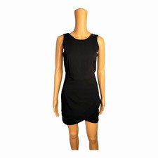NWT NBD Revolve Little Mini Dress Size S Cut Out Back Tiered Y2K Wrap Stretched