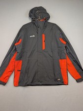 Scruffs Worker Jacket Mens Large Charcoal Hooded Waterproof T54040 BNWT