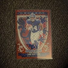 2025 Panini Rookies & Stars - Crusade Cam Skattebo #21 Red Plaid (RC)