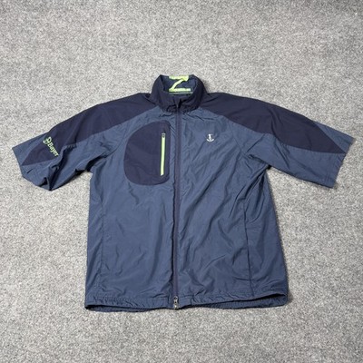 Zero Restriction Tour Series Jacket Mens Small Golf Short Sleeve Windbreaker