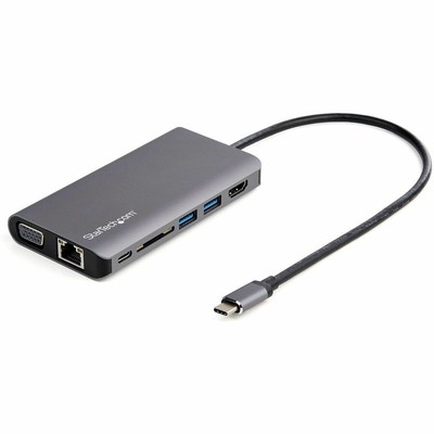 StarTech USB C Multiport Adapter USB-C Mini Travel Dock