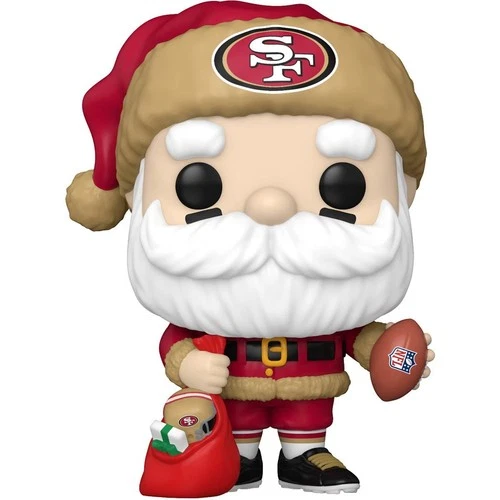 Funko POP! NFL:  San Francisco 49ers Santa Claus Vinyl Figure #183 W/Pro