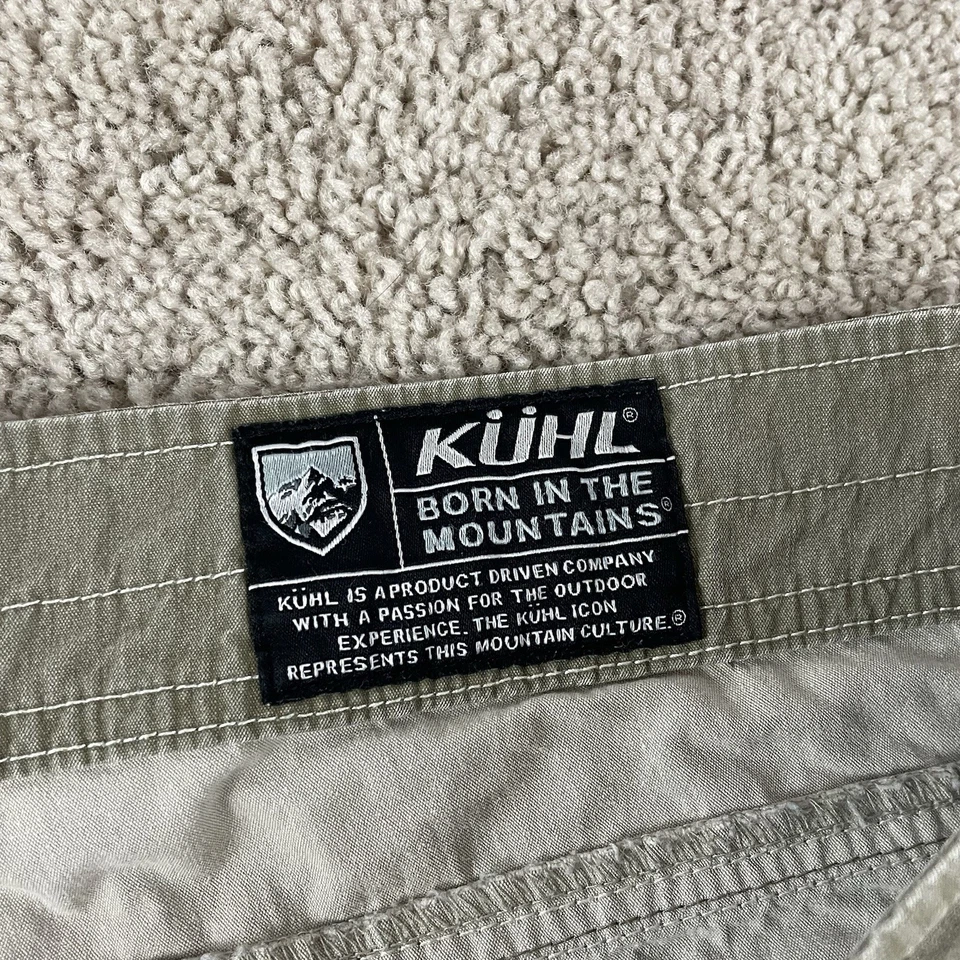 KUHL Renegade Cargo Shorts Men’s Size 38 Hiking Outdoors Tan Patina Dyed F239 - Image 3 of 4