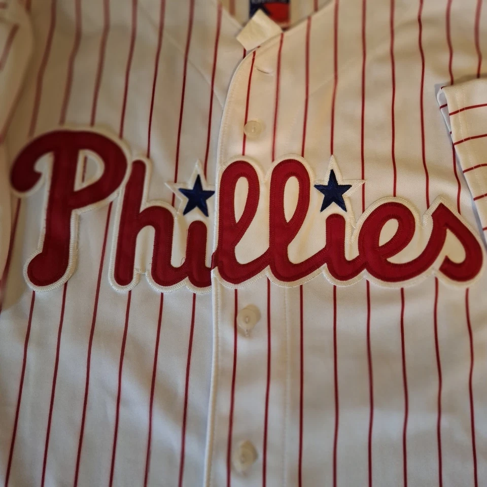 Camiseta Philadelphia Phillies Chase Utley Hombre Grande Talla 2XL Bordada 2X Foto 2 de 4