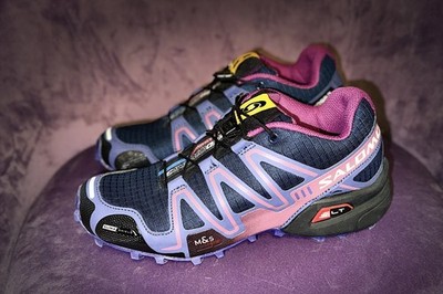 Salomon Speedcross 3 CS W Trailrunning Damen EU 38 UK 5 Blau Lila Pink US 6,5