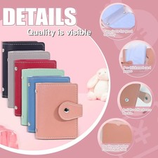 RFID Blocking ID Credit Card Holder 26 Cards Slim PU Leather Pocker Case Wallet