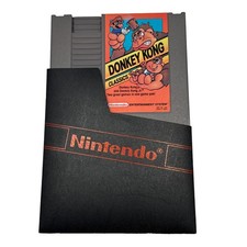 Donkey Kong Classics NES Nintendo Game w/ Dust Cover Tested VG