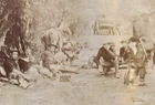 Ft Clark TX Civil War Era Photo Lot Black Soldier Frontier Military Indian