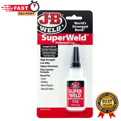 #ad JB Weld 33120 Professional Grade Super Glue 20 Gram Clear $9.49