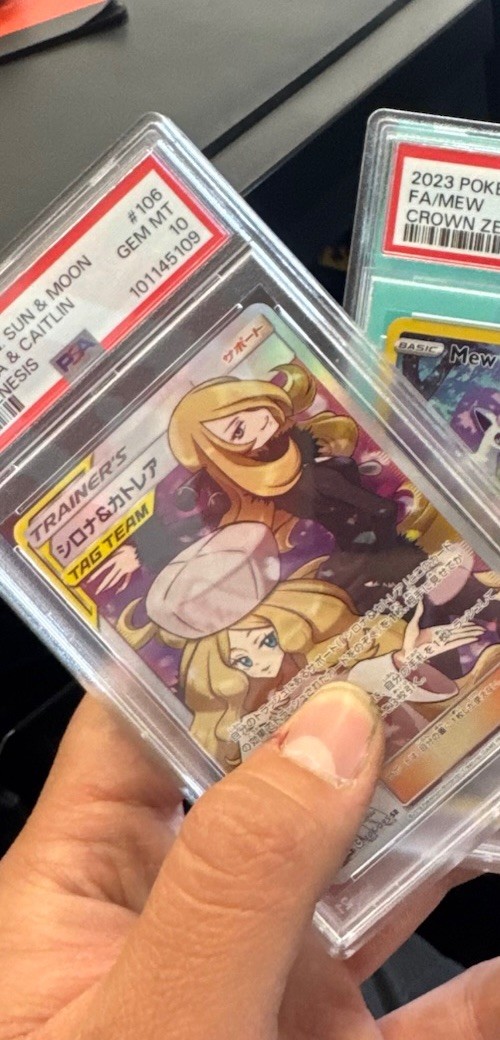 PSA 10 Cynthia & Caitlin Full Art SR 106/095 Alter Genesis Pokemon