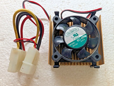 Clip on Socket 5/7 CPU cooler - For Intel, AMD, Cyrix IBM 12v .07a