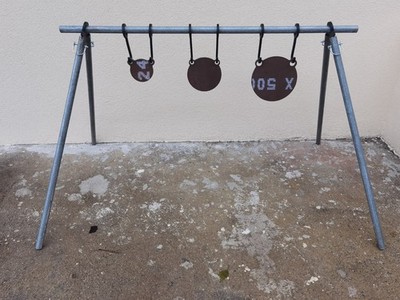 Shooting target holder and mount set AR500 120cm Zielscheibenhalterständer