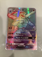 Pokémon TCG Machamp GX 154/147 SM Burning Shadows Secret Rainbow Card on eBay