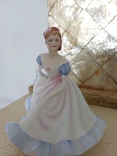 Beautiful Vintage Condition 'Ninette' Royal Doulton 1970 HN3215 Blue Hand Made 