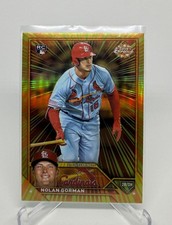2023 Topps Chrome Nolan Gorman Radiating Rookies SSP