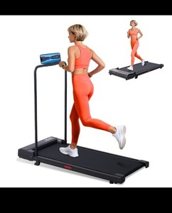 Tapis de randonnée avec barre de poignée, 2026 Mettre à niveau Portable Under Desk Tread...