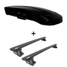 Dachbox Thule Vector M + Dachträger für Porsche Panamera Sport Turismo 971 neu