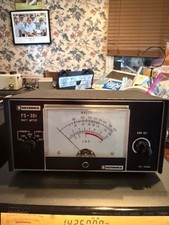 VTG Siltronix FS-301 Vintage Ham Radio SWR Wattmeter Watt Power Meter Used HTF!