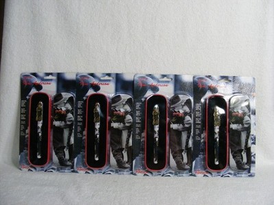 Vintage 1997 Pentech Ceramic Collectible Roller Ball Pen w/ Gift Tin Lot of 4