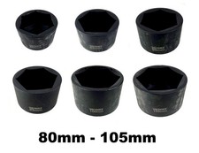 Schlagschrauber-Nüsse Steckschlüssel-Satz Nuss Stecknuss LKW Traktor 1" 80-105mm