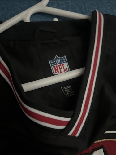 Black 49ers Windbreaker, Size 2xl, Worn Once - Picture 2 of 3
