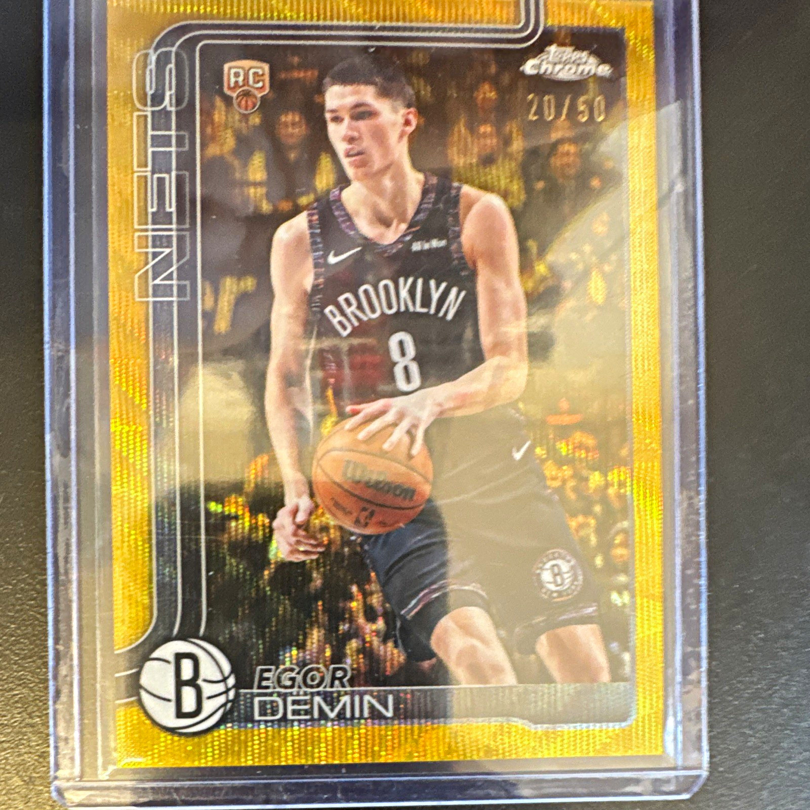 Topps Chrome Update Series 2025/26 Egor Demin RC Gold /50