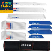 32-Piece Reciprocating Saw Blade Set - Metal/Woodcutting Saw Blades, Pruner Saw