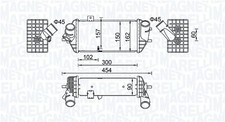 MAGNETI MARELLI Ladeluftkühler 351319205690 für HYUNDAI i30 GD ACCENT 4 RB i20 1