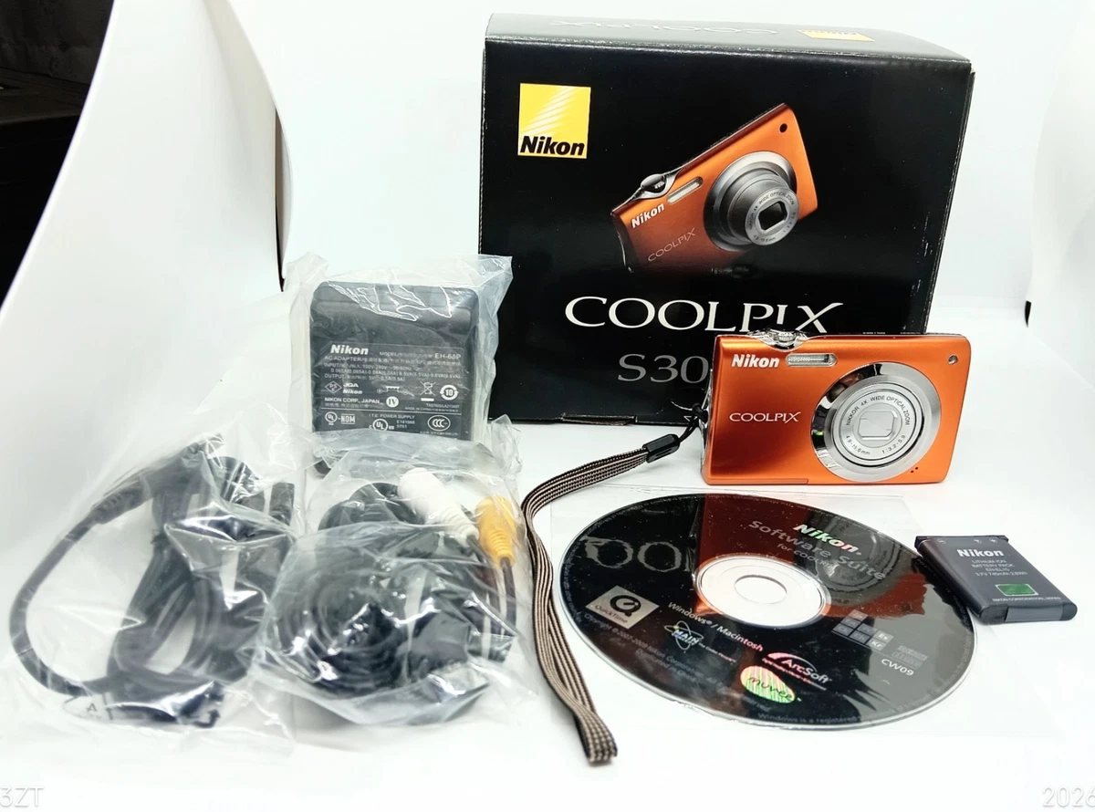 Appareil Photo Nikon Coolpix S3000 12MP Orange - Reconditionné