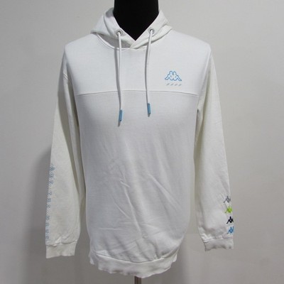 Kappa Herren Vintage Hoodie Weiß Brustumfang 38/40 Größe M Sku Y11836