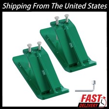 2 PCS Tractor Bucket Protector Heavy Duty Bucket Edge Protectors w/ 2 Lock Nuts