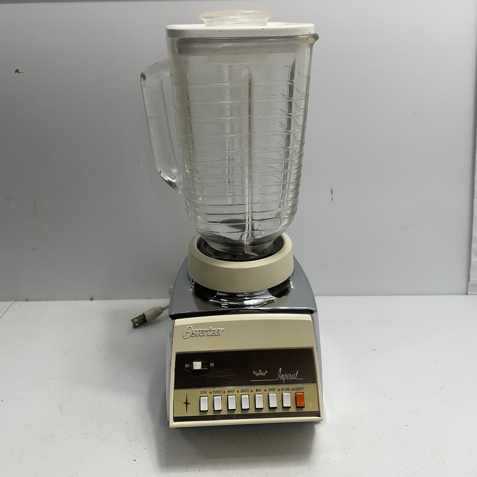 Vintage 1970s Oster Osterizer Imperial Cycle Blend 8-speed B