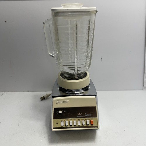 Vintage 1970s Oster Osterizer Imperial Cycle Blend 8-speed Blender