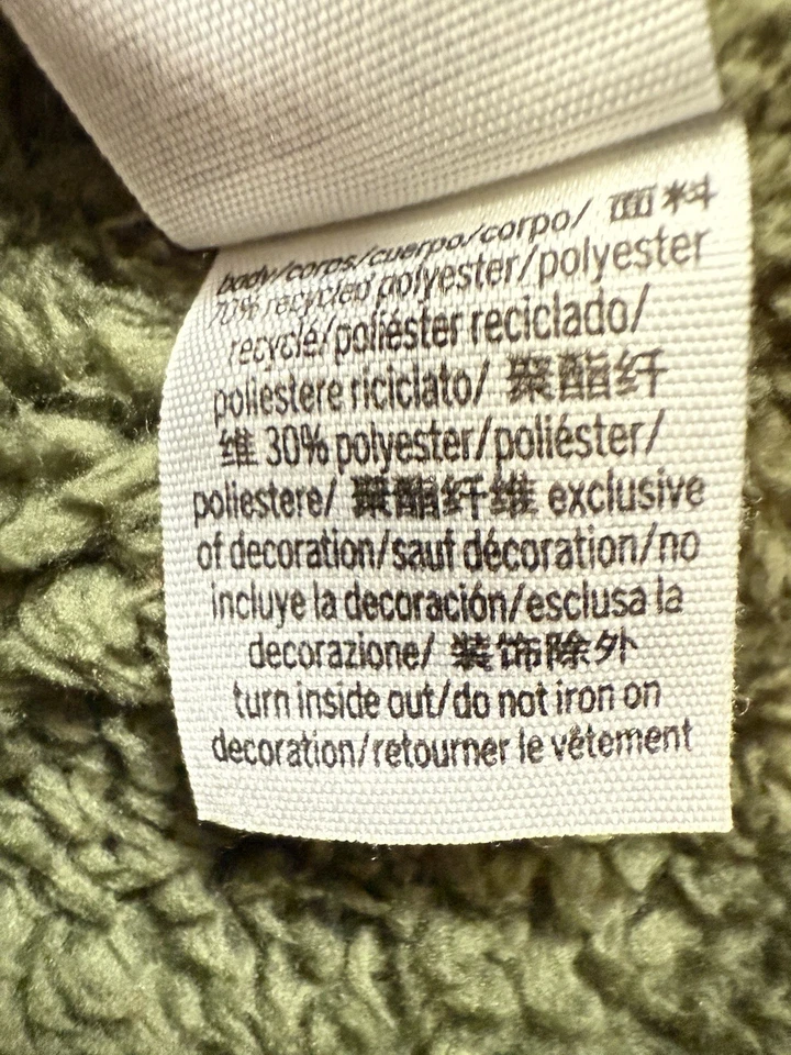 PINK Victoria's Secret Pullover Womens XL Sherpa Fleece Faux Fur Jacket Cozy - Image 4 of 4