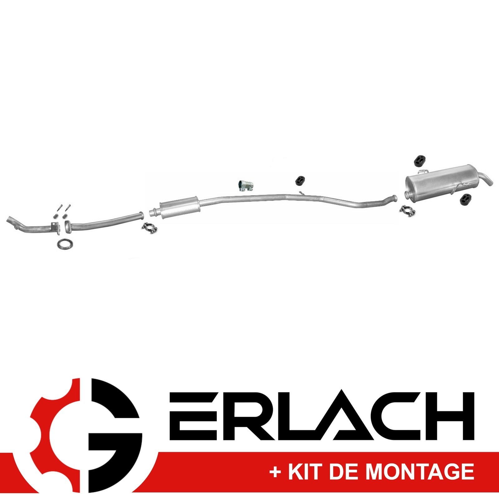 Échappement silencieux Peugeot 206 3100 réduction sonore et gaz optimisés