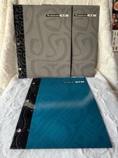 3 Vintage Mead 1995 Trapper XL Portfolio 2 Pocket 3 Ring Binder Folder